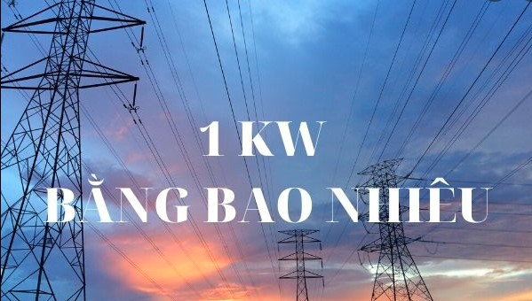 1 số điện bằng bao nhiêu kWh?